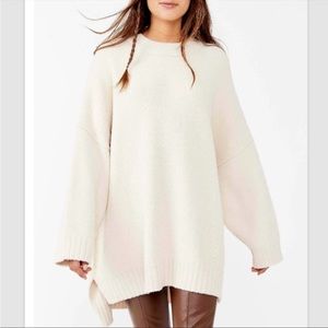 Free People Womens Peaches Tunic Sweater